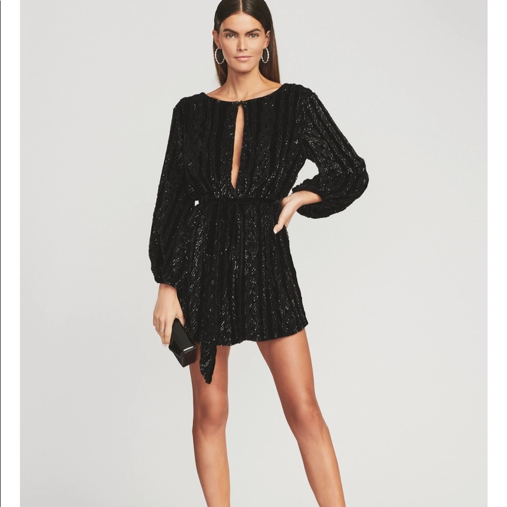 Retrofete black Cable knit Grace dress (size small) - Picture 2 of 4